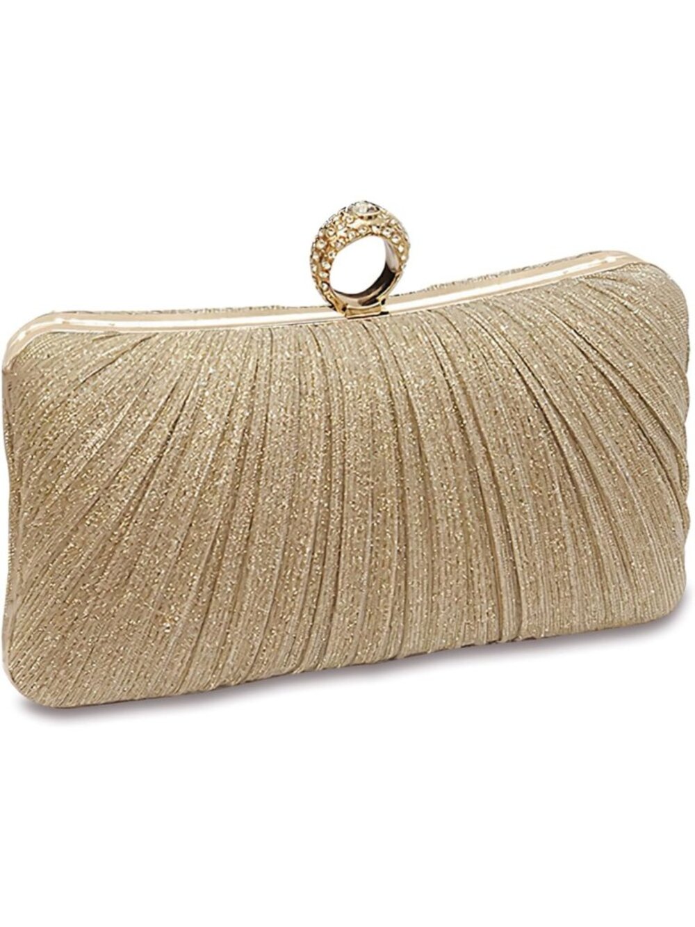 Elegant Evening Clutch Purse with Removable Chain Strap - Perfect for Wedding